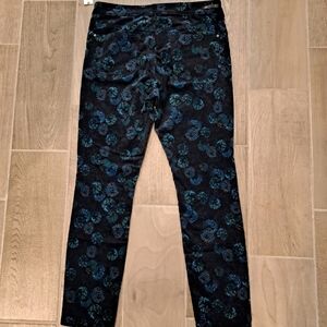 Pilcro Script High-Rise Velvet Pants by Anthropologie - Size 30 - NWT